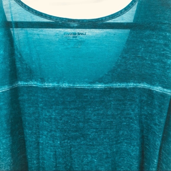 Lane Bryant women’s turquoise‎ burn out with pocket Size 26/28 - Picture 9 of 13
